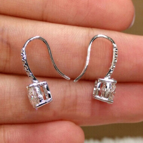 NEW STERLING Silver Luxury Earrings - Picture 4 of 4